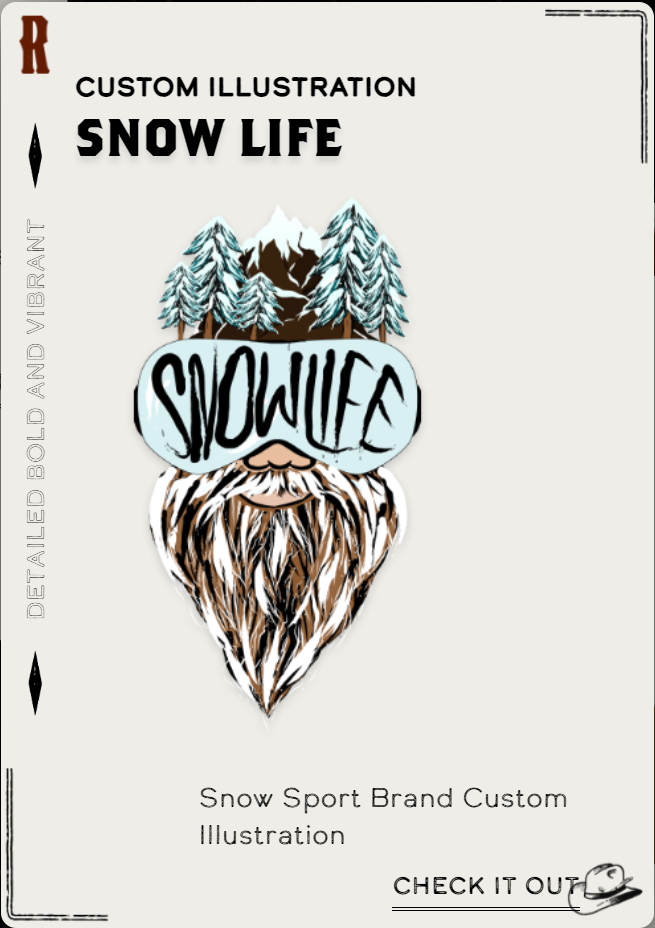 Robison Web - snow life card
